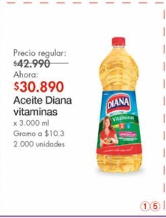 Metro Aceite diana vitaminas oferta