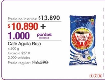 Metro Café aguila roja x 500g oferta