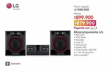 Metro Minicomponente lg • ref.cl65 • 950 watts oferta