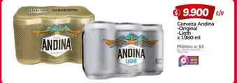 Surtimax Andina Cerveza Original Light x 1980 ml oferta