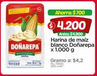 Surtimax Doñarepa Harina de maiz blanco x 1000g oferta