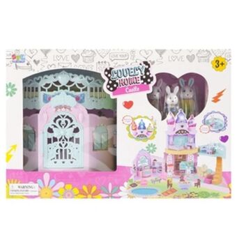 Alkosto Set castillo conejos 24 piezas lovely home castle oferta
