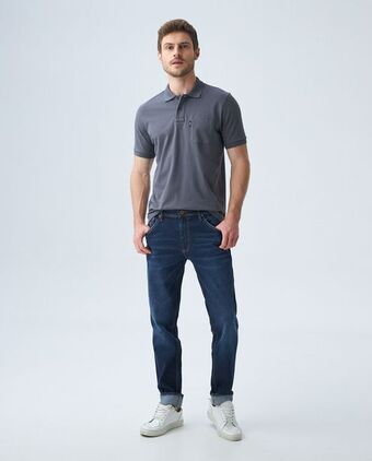 Chevignon Camiseta de hombre tipo polo, slim fit manga corta - bolsillo de parche oferta