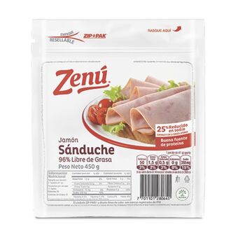 Makro Jamon zenu tajado 450g oferta