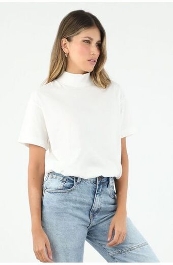 Tennis Camiseta color crudo para mujer oferta