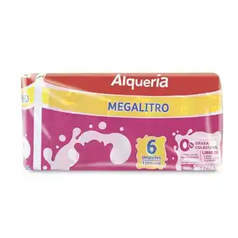 Makro Leche descremada alqueria bolsa 1100mlx6u oferta