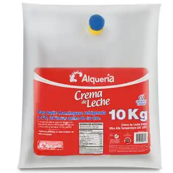 Makro Crema de leche alqueria 10l oferta