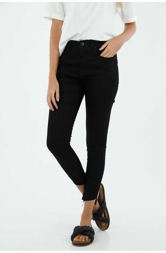 Tennis Jean negro para mujer oferta