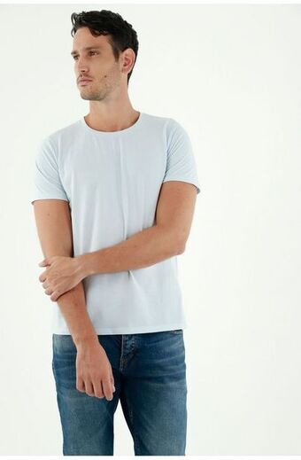 Tennis Camiseta azul para hombre oferta