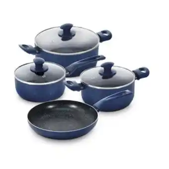 Almacenes La 13 Juego de ollas granito navy 7 piezas / ilko oferta
