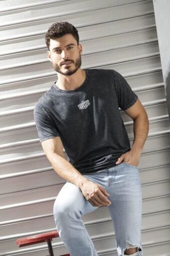 Carmel Camiseta manga corta negro oferta