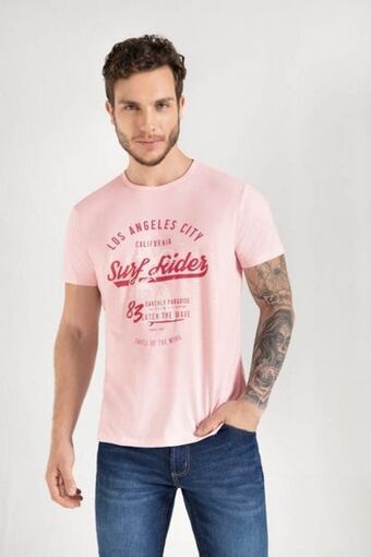 Carmel Camiseta manga corta rosado oferta