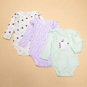 Falabella Bodies bebé niña pack x 3 algodón yamp oferta