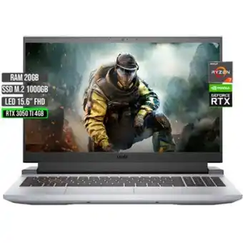 Linio Dell g15 gamer amd ryzen 7 5800h rtx 3050ti 4gb ssd 1tb ram 20gb led fhd oferta