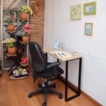 Éxito Escritorio multifuncional plegable natural oferta