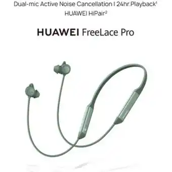 Linio Audífonos inalámbricos huawei freelace pro - verde oferta