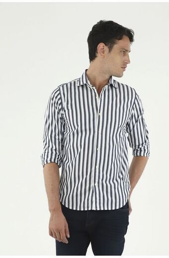 Tennis Camisa azul para hombre oferta