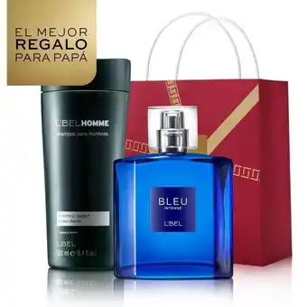 L'bel Set bleu intense y shampoo homme oferta