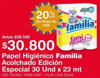 Makro Papel Higiénico Acolchado Edición Especial 30 Und x 3mt oferta