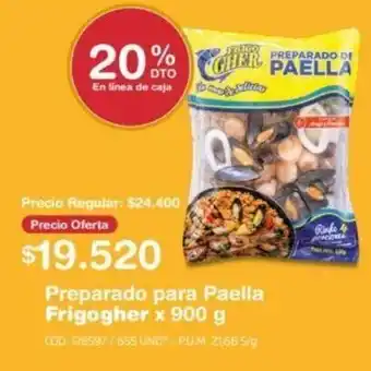 Makro Preparado para Paella Frigogher 900g oferta