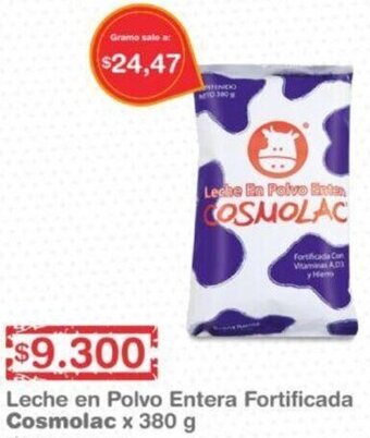 Makro Leche en Polvo Entera Fortificada Cosmolac 380g oferta