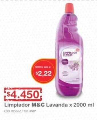 Makro Limpiador M&C Lavanda 2000ml oferta