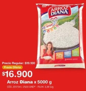 Makro Arroz Diana 5000g oferta