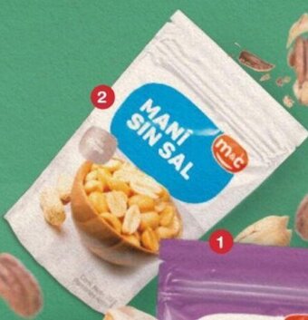 Makro Maní sin Sal M&C 250g oferta