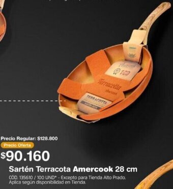 Makro Sartén Terracota Amercook 28cm oferta