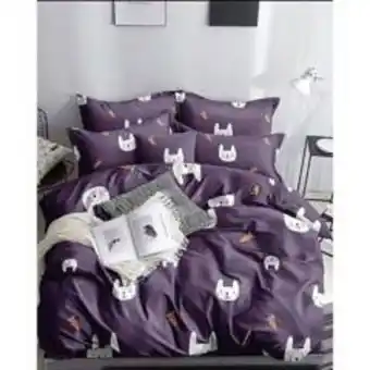 Falabella Funda de duvet polialgodón cat gray oferta