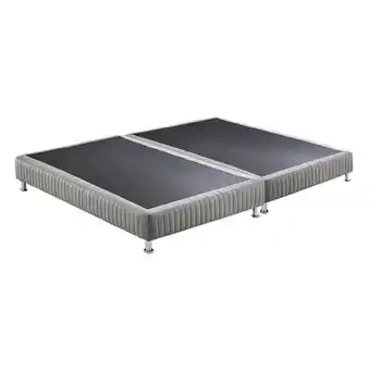 Muebles Jamar Base cama doble energy gris par oferta