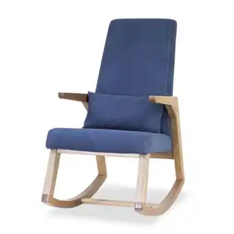 Muebles Jamar Mecedora tovic lino aikido azul, natural* oferta