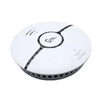 Panamericana Alarma inteligente detectora de humo vta, blanca oferta