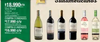 Jumbo Vino panul x 750 ml oferta