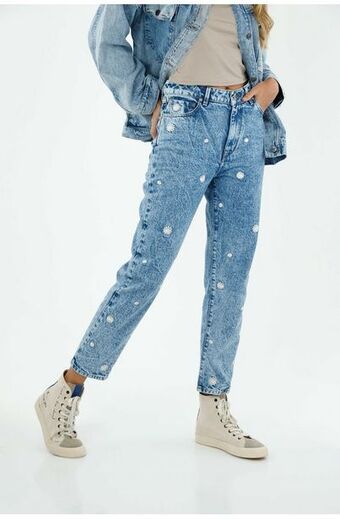 Tennis Jean azul para mujer oferta