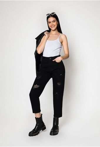 ELA Blusa básica de tiras oferta