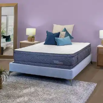 Muebles Jamar Colchón queen tiziano ortopédico oferta
