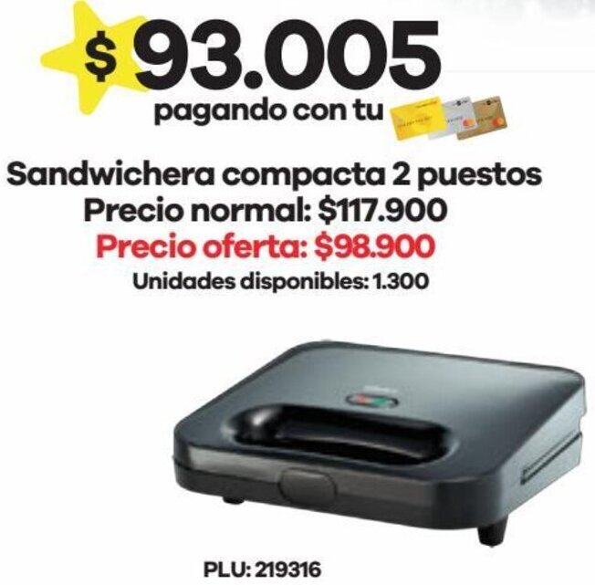 Sanduchera oster online éxito