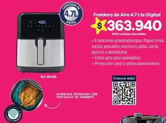 Éxito Freidora de Aire 4,7L Digital oferta