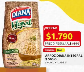 Ara Arroz Diana Integral 500g oferta