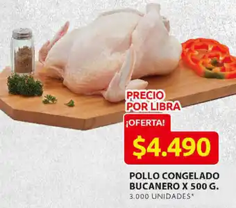 Ara Pollo Congelado Bucanero 500g oferta