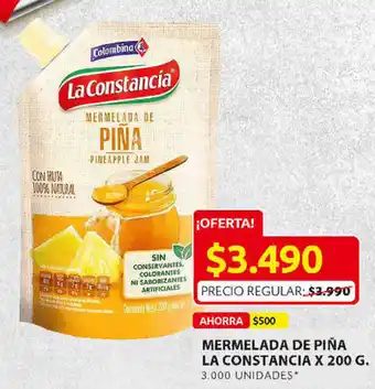 Ara Mermelada de Piña La Constancia 200g oferta