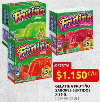 Ara Gelatina Frutiño Sabores Surtidos x 35g oferta