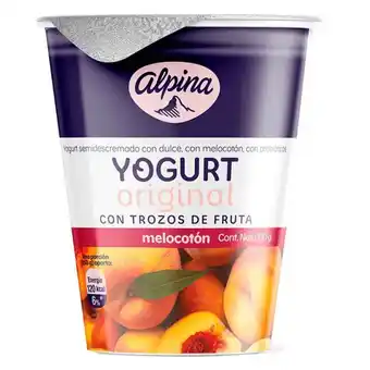 Merqueo Yogurt melocotón alpina original oferta