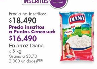 Metro Arroz diana x 5 kg oferta