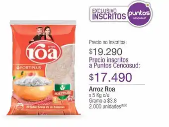 Jumbo Arroz roa x 5 kg c/u oferta