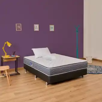 Carulla Combo colchón fantasia sencillo (100 x 190 cm) balanced resortado semifirme oferta