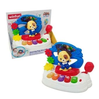 Alkosto Juguete para bebé piano musical con perrito bailarín winfun oferta