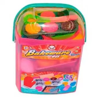 Alkosto Juego repostería de juguete 55 piezas ka shun plastic oferta