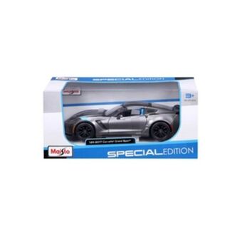 Alkosto Carro de juguete chevrolet corvette grand sport gris 2017 1:24 maisto oferta